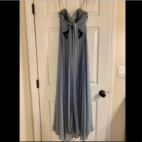 Jenny Yoo Kiara Dress in Mayan Blue - Picture 3 of 9